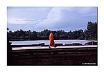 Mönch in Angkor Wat